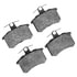 1310-0228-00 by DYNAMIC FRICTION COMPANY - 3000 Ceramic Brake Pads