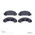 1551-0387-00 by DYNAMIC FRICTION COMPANY - 5000 Advanced Brake Pads - Semi Metallic