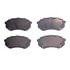 1551-0389-00 by DYNAMIC FRICTION COMPANY - 5000 Advanced Brake Pads - Ceramic