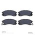 1551-0399-00 by DYNAMIC FRICTION COMPANY - 5000 Advanced Brake Pads - Ceramic