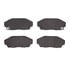 1551-0409-00 by DYNAMIC FRICTION COMPANY - 5000 Advanced Brake Pads - Ceramic