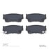 1551-0418-00 by DYNAMIC FRICTION COMPANY - 5000 Advanced Brake Pads - Ceramic