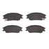 1551-0440-00 by DYNAMIC FRICTION COMPANY - 5000 Advanced Brake Pads - Ceramic