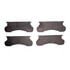 1551-0450-00 by DYNAMIC FRICTION COMPANY - 5000 Advanced Brake Pads - Semi Metallic