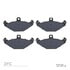 1551-0491-00 by DYNAMIC FRICTION COMPANY - 5000 Advanced Brake Pads - Semi Metallic