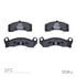 1551-0499-00 by DYNAMIC FRICTION COMPANY - 5000 Advanced Brake Pads - Semi Metallic