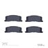 1551-0501-00 by DYNAMIC FRICTION COMPANY - 5000 Advanced Brake Pads - Ceramic