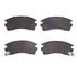 1551-0509-00 by DYNAMIC FRICTION COMPANY - 5000 Advanced Brake Pads - Semi Metallic