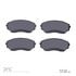 1551-0551-00 by DYNAMIC FRICTION COMPANY - 5000 Advanced Brake Pads - Ceramic