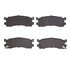 1551-0553-00 by DYNAMIC FRICTION COMPANY - 5000 Advanced Brake Pads - Ceramic
