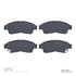 1551-0562-00 by DYNAMIC FRICTION COMPANY - 5000 Advanced Brake Pads - Ceramic