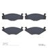 1551-0569-00 by DYNAMIC FRICTION COMPANY - 5000 Advanced Brake Pads - Low Metallic