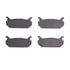 1551-0584-00 by DYNAMIC FRICTION COMPANY - 5000 Advanced Brake Pads - Ceramic