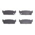 1551-0588-00 by DYNAMIC FRICTION COMPANY - 5000 Advanced Brake Pads - Ceramic