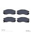 1310-0470-00 by DYNAMIC FRICTION COMPANY - 3000 Ceramic Brake Pads