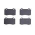 1551-0592-10 by DYNAMIC FRICTION COMPANY - 5000 Advanced Brake Pads - Low Metallic