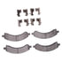 1214-0989-01 by DYNAMIC FRICTION COMPANY - Heavy Duty Pads and Hardware Kit