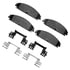 1214-1058-02 by DYNAMIC FRICTION COMPANY - Heavy Duty Pads and Hardware Kit