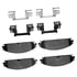 1214-1058-02 by DYNAMIC FRICTION COMPANY - Heavy Duty Pads and Hardware Kit