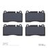 1311-1849-00 by DYNAMIC FRICTION COMPANY - 3000 Semi-Metallic Brake Pads