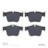 1311-1872-00 by DYNAMIC FRICTION COMPANY - 3000 Semi-Metallic Brake Pads