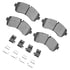 1214-1268-02 by DYNAMIC FRICTION COMPANY - Heavy Duty Pads and Hardware Kit