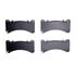 1311-1910-00 by DYNAMIC FRICTION COMPANY - 3000 Semi-Metallic Brake Pads