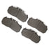 1214-1310-00 by DYNAMIC FRICTION COMPANY - Disc Brake Pad Set - Heavy Duty Semi Metallic Towing Brake Pads