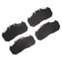 1214-1310-00 by DYNAMIC FRICTION COMPANY - Disc Brake Pad Set - Heavy Duty Semi Metallic Towing Brake Pads