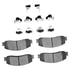 1214-1333-01 by DYNAMIC FRICTION COMPANY - Heavy Duty Pads and Hardware Kit