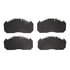 1214-1407-00 by DYNAMIC FRICTION COMPANY - Disc Brake Pad Set - Heavy Duty Semi Metallic Towing Brake Pads