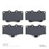 1400-0436-00 by DYNAMIC FRICTION COMPANY - DFC Ulitmate Duty Performance Brake Pads