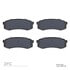 1400-0606-00 by DYNAMIC FRICTION COMPANY - DFC Ulitmate Duty Performance Brake Pads
