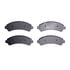 1400-0726-00 by DYNAMIC FRICTION COMPANY - DFC Ulitmate Duty Performance Brake Pads