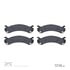 1400-0784-00 by DYNAMIC FRICTION COMPANY - DFC Ulitmate Duty Performance Brake Pads
