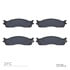 1400-0965-00 by DYNAMIC FRICTION COMPANY - DFC Ulitmate Duty Performance Brake Pads