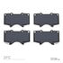 1400-0976-00 by DYNAMIC FRICTION COMPANY - DFC Ulitmate Duty Performance Brake Pads