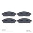 1400-1011-00 by DYNAMIC FRICTION COMPANY - DFC Ulitmate Duty Performance Brake Pads