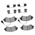 1214-1842-01 by DYNAMIC FRICTION COMPANY - Heavy Duty Pads and Hardware Kit