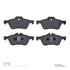 1310-0939-00 by DYNAMIC FRICTION COMPANY - 3000 Ceramic Brake Pads