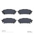 1310-1004-00 by DYNAMIC FRICTION COMPANY - 3000 Ceramic Brake Pads