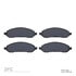 1310-1022-00 by DYNAMIC FRICTION COMPANY - 3000 Ceramic Brake Pads