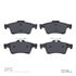 1310-1095-00 by DYNAMIC FRICTION COMPANY - 3000 Ceramic Brake Pads