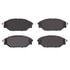 1551-0605-00 by DYNAMIC FRICTION COMPANY - 5000 Advanced Brake Pads - Ceramic