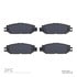 1551-0613-00 by DYNAMIC FRICTION COMPANY - 5000 Advanced Brake Pads - Ceramic