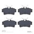 1551-0627-10 by DYNAMIC FRICTION COMPANY - 5000 Advanced Brake Pads - Semi Metallic