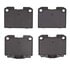 1551-0631-00 by DYNAMIC FRICTION COMPANY - 5000 Advanced Brake Pads - Semi Metallic