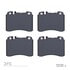 1310-0561-10 by DYNAMIC FRICTION COMPANY - 3000 Ceramic Brake Pads