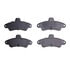 1551-0661-00 by DYNAMIC FRICTION COMPANY - 5000 Advanced Brake Pads - Low Metallic