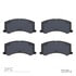 1551-0677-00 by DYNAMIC FRICTION COMPANY - 5000 Advanced Brake Pads - Ceramic